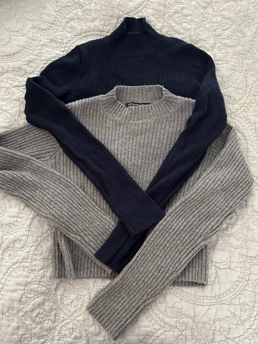 Brandy Melville ribbed high-neck sweaters